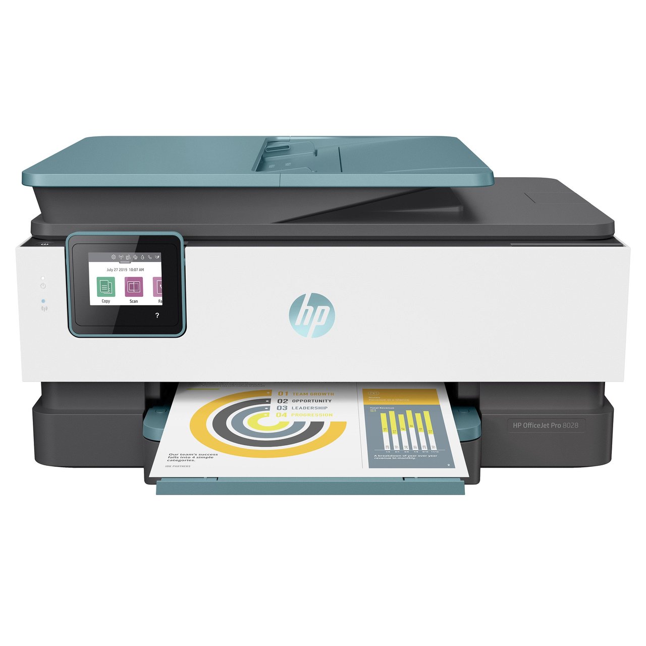 HP OfficeJet Pro 8028 Wireless All-in-One Printer - Print/Copy/Scan/Fax - Image 1