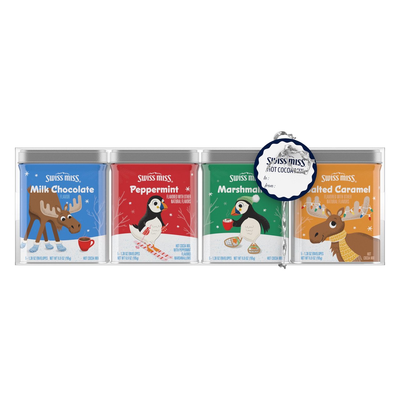 Swiss Miss Hot Cocoa Gift Pack, 4/6.9 oz - Image 1