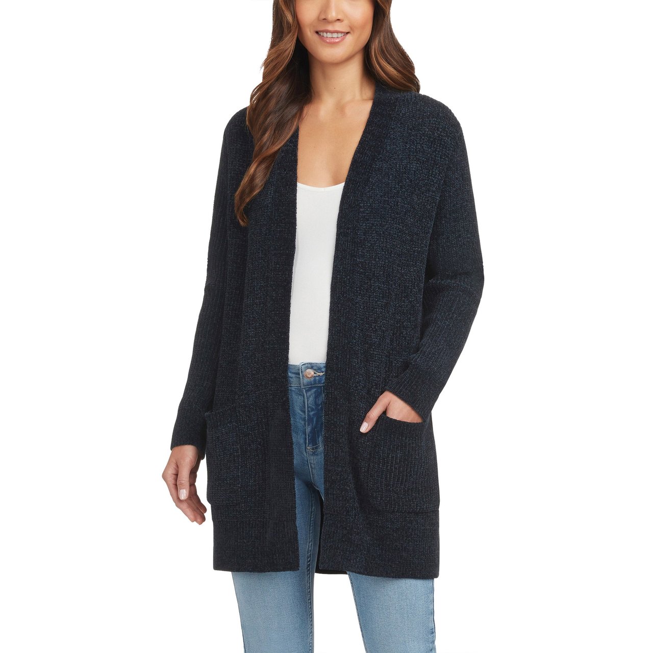 MATTY M LADIES CHENILLE CARDIGAN - Image 1