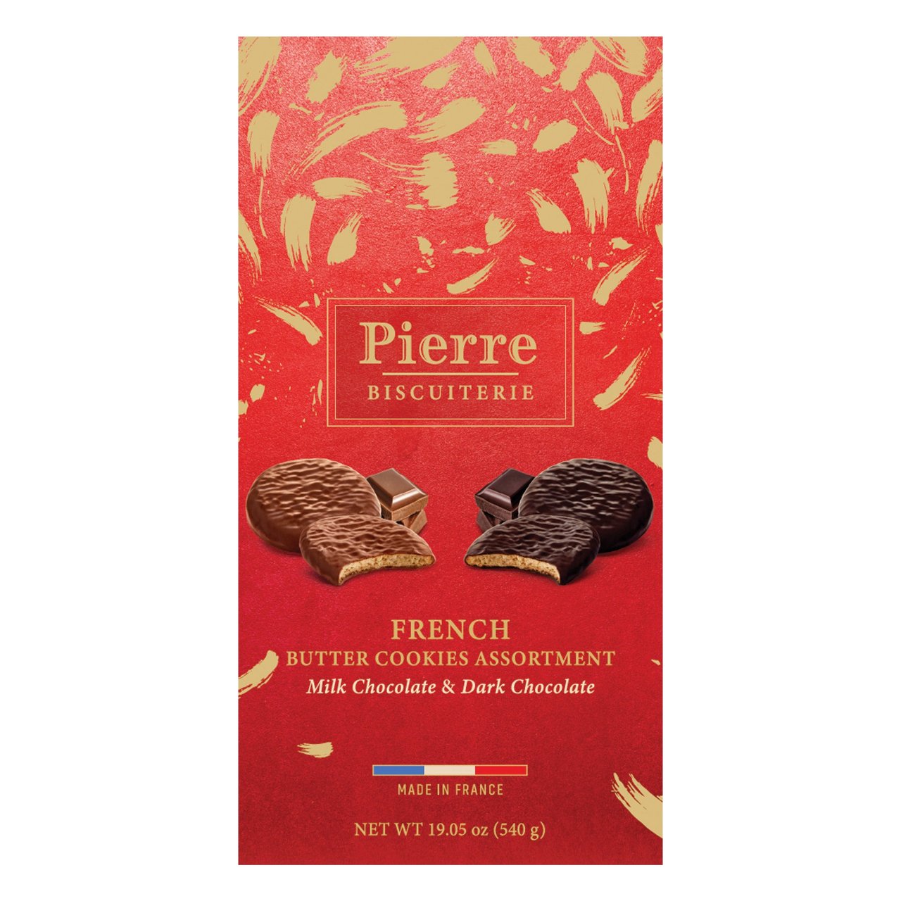 Pierre Biscuiterie French Butter Cookies 19.05 oz (1.19 lbs) - Image 1
