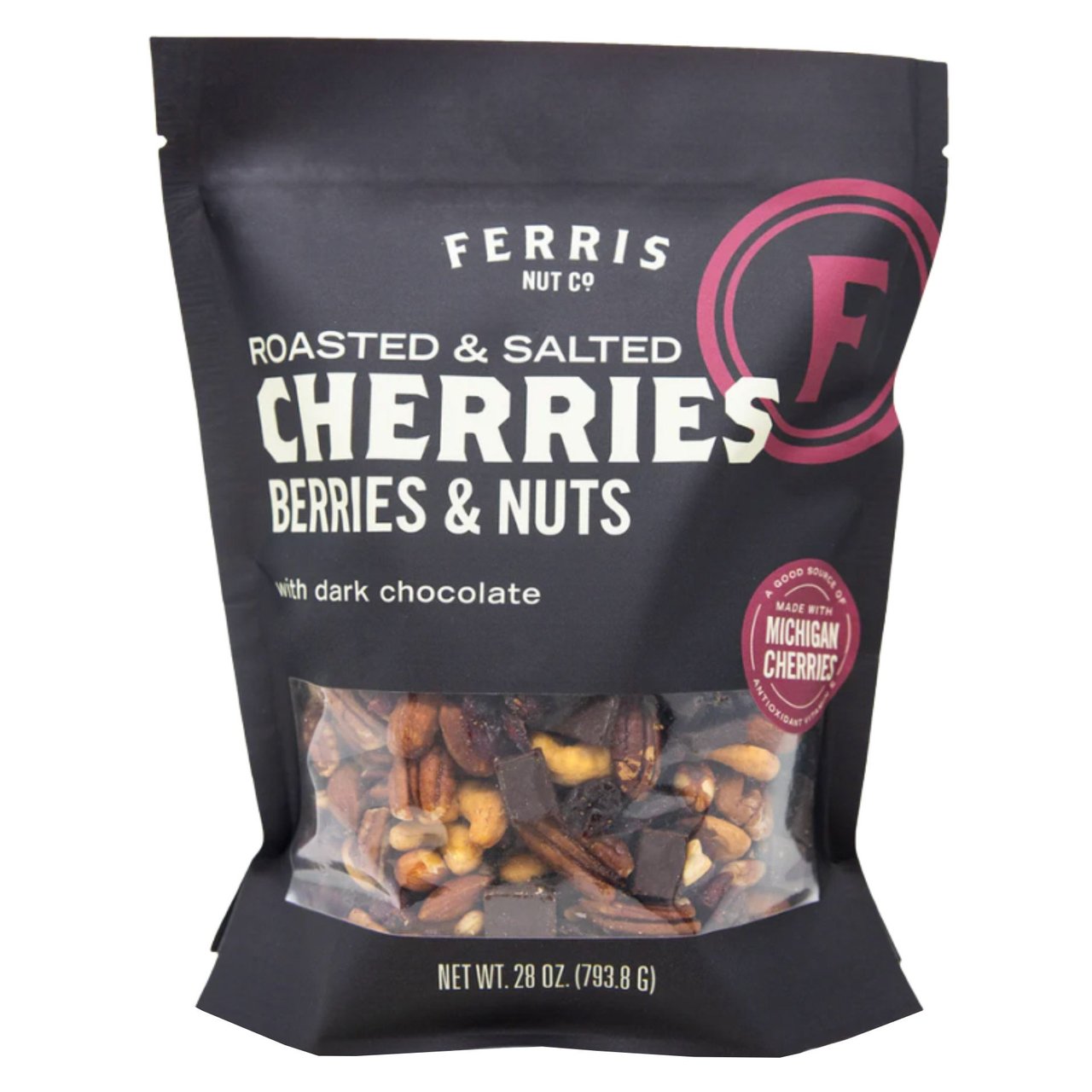 Ferris Nut Co. Cherries, Berries & Nuts with Dark Chocolate 28 Ounce Bag - Image 1