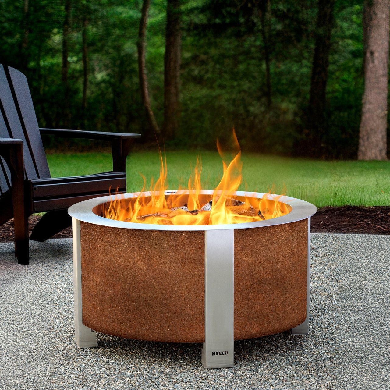Breeo X Series 24" Patina Fire Pit - Image 1