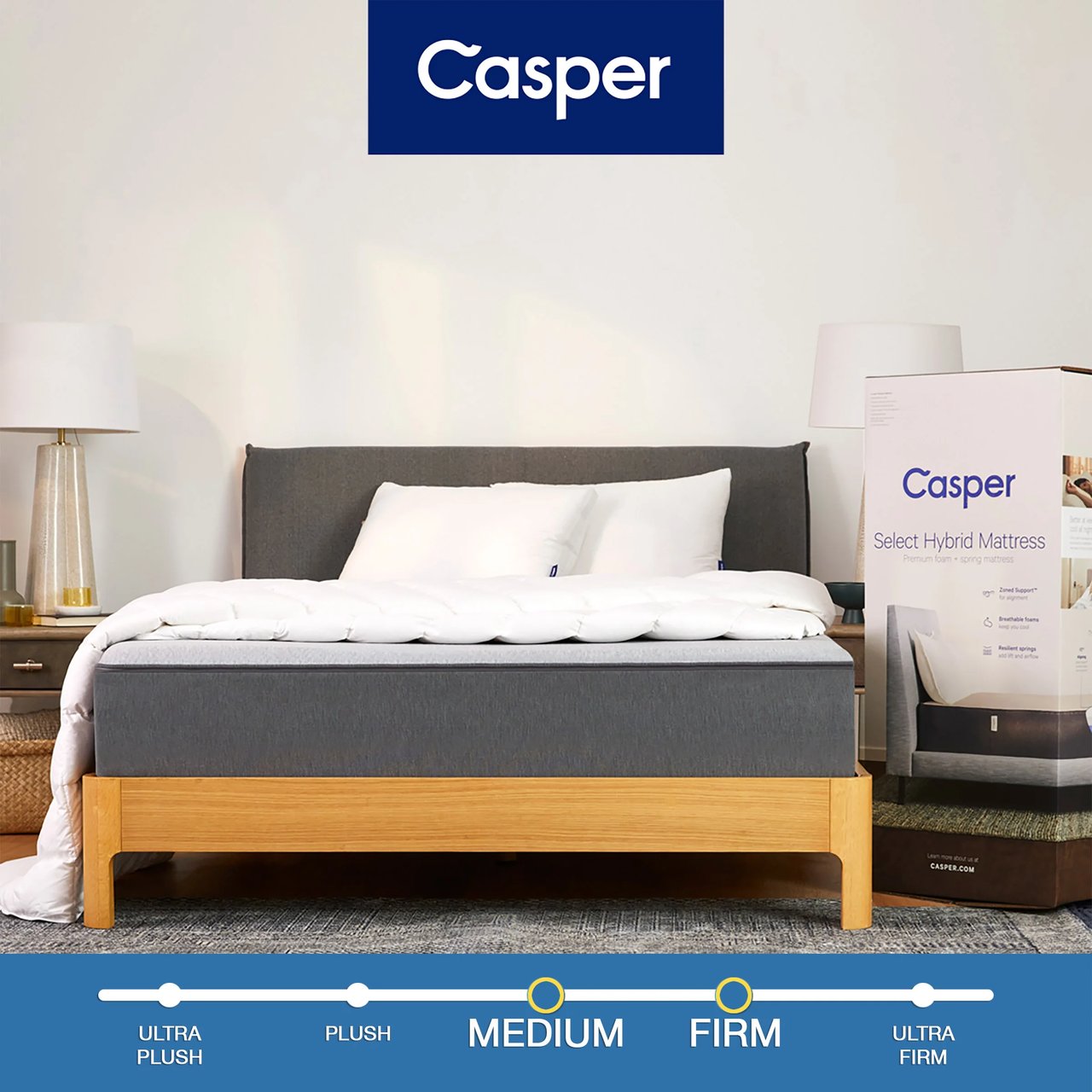 Casper Select 12 Hybrid Mediumfirm Mattressnull