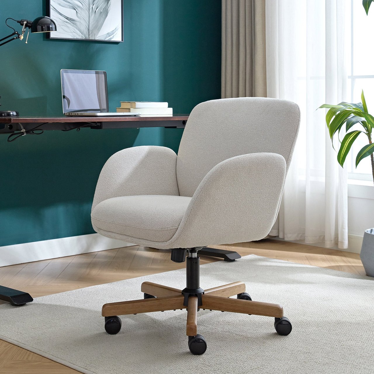 Henredon Murphy Fabric Office Chair - Image 1