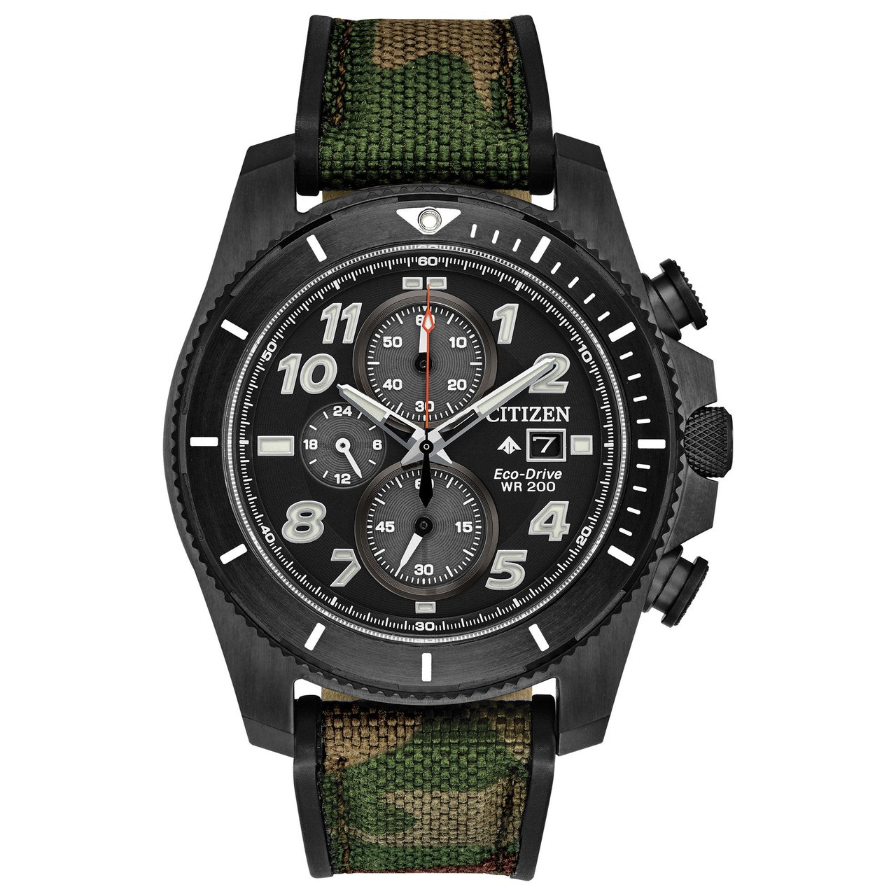 Citizen Promaster Tough Eco-Drive Camouflage Nylon Strap Men's Watch (CA0727-12E) - Image 1