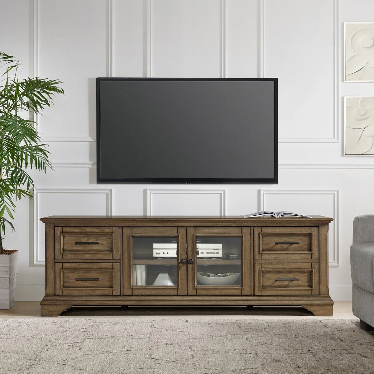 Bayside Furnishings Colton 72" 3-in-1 TV Console - Image 1