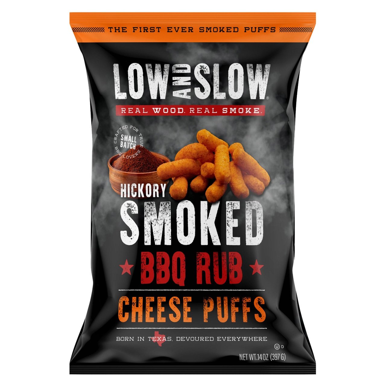 Low and Slow Smoked Hickory Puffs 14.0 oz (.875 lbs) - Image 1