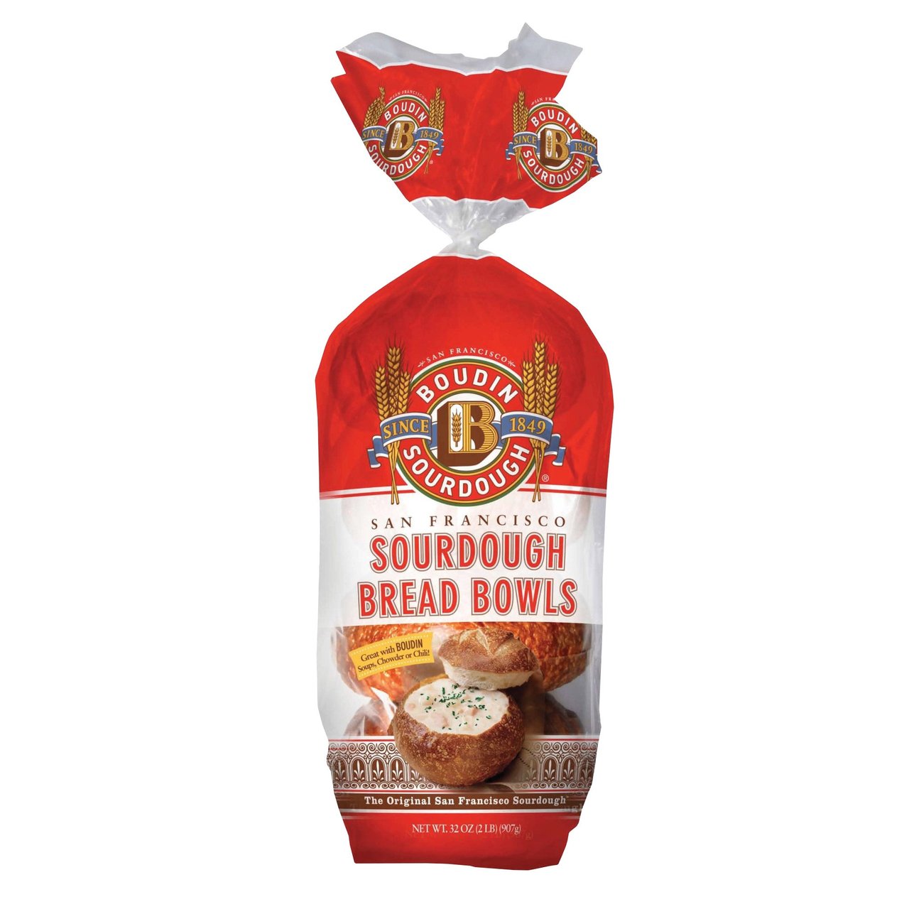 Boudin Sourdough Bread Bowls, 4/8 Ounce Bowls - Image 1