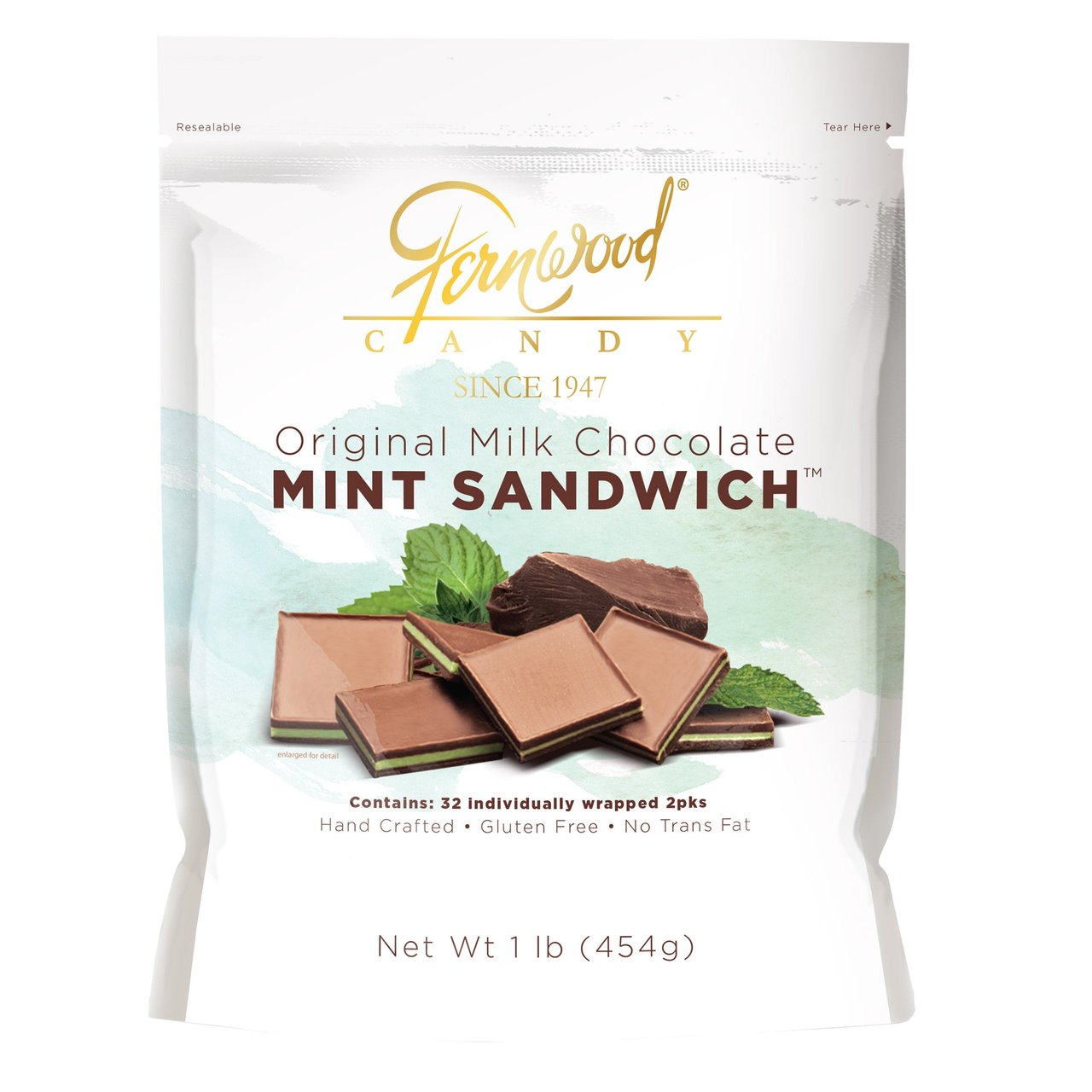 Fernwood Candy Milk Chocolate Mint Sandwich, 16 oz - Image 1