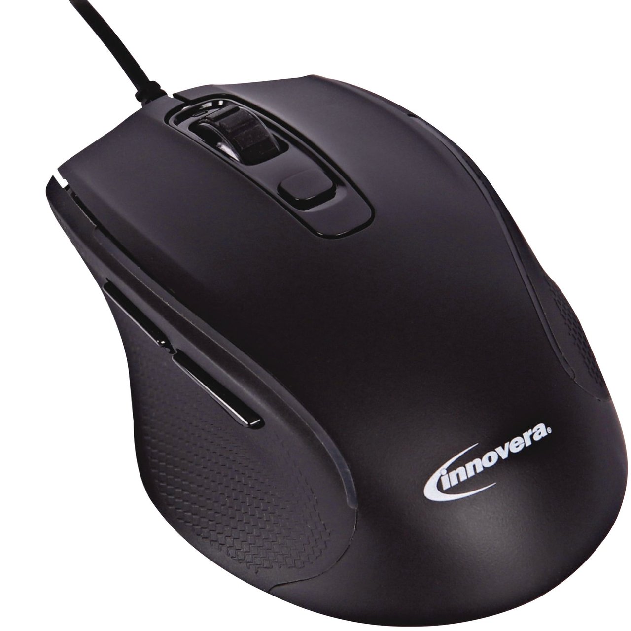 Innovera Wired Optical Mouse, Black (IVR61014) - Image 1
