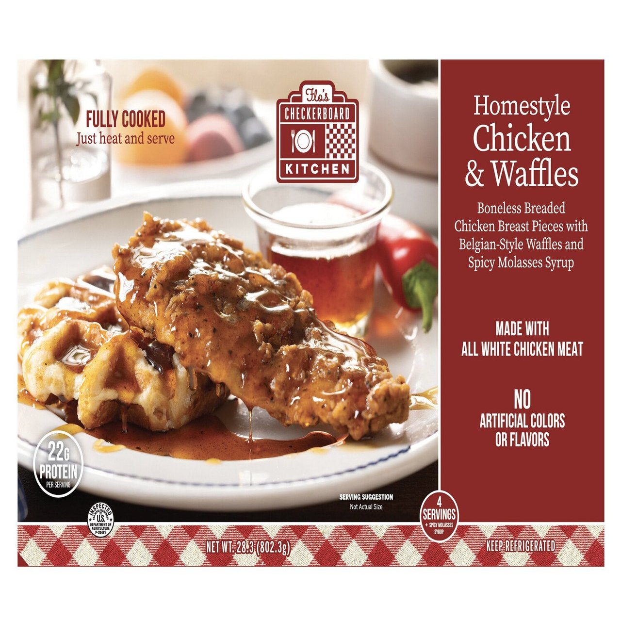 Chicken and Waffle with Spicy Molasses 28.3 oz