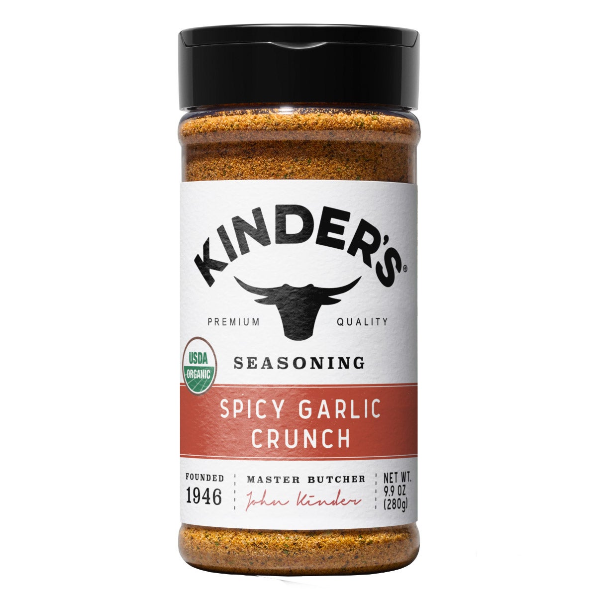 Kinder's Organic Spicy Garlic Crunch 9.9 oz - Image 1