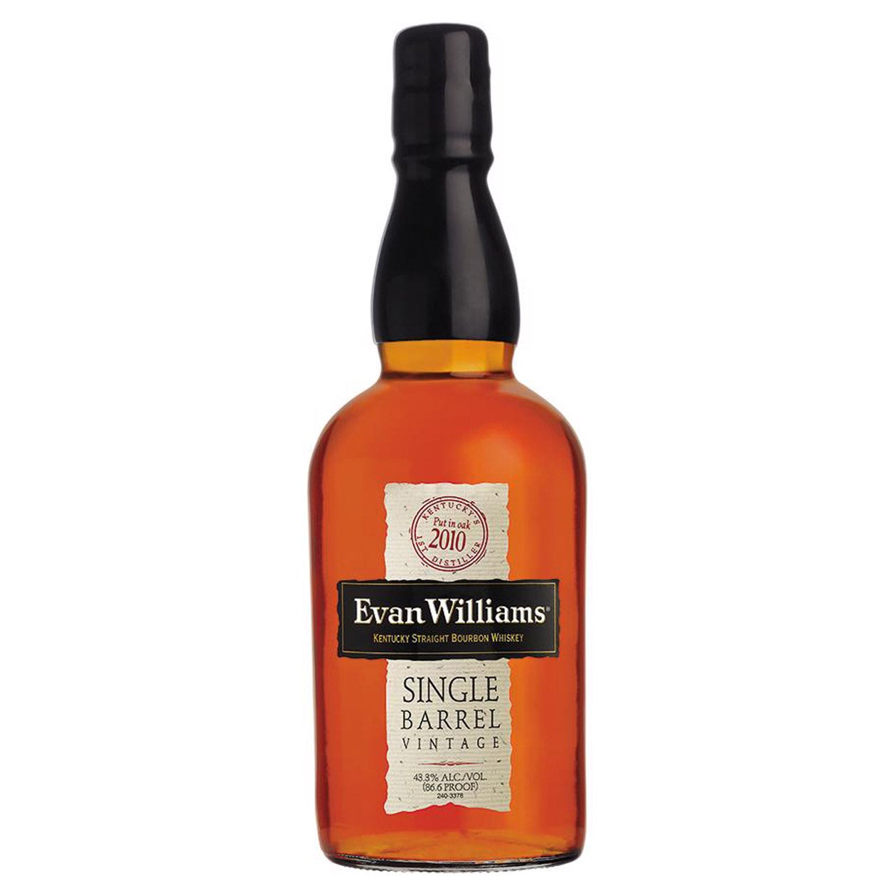 Evan Williams Single Barrel Vintage Kentucky Straight Bourbon Whiskey 750ml