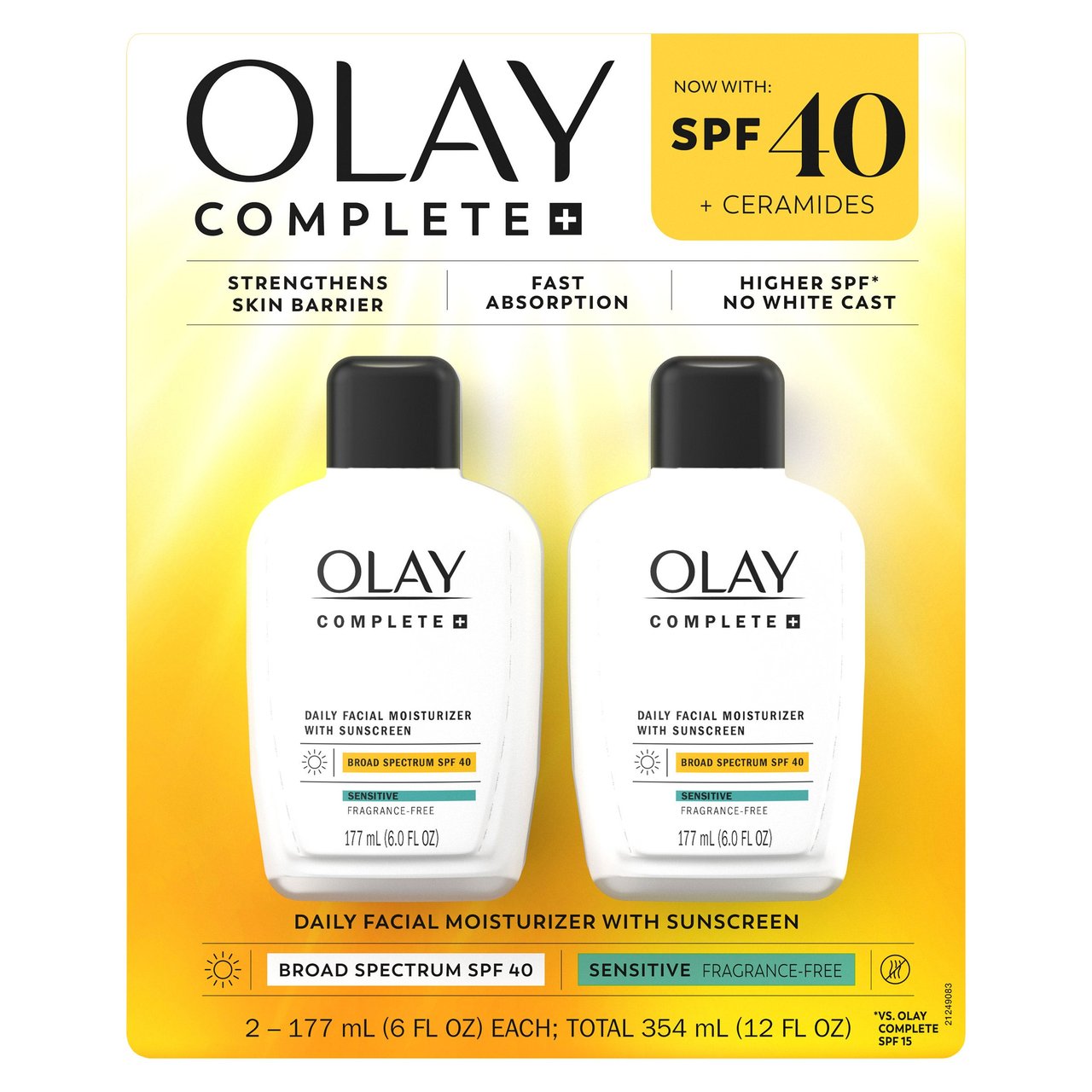 Olay Complete+ SPF40 Daily Moisturizer 2 Pack - 6 fl oz - Image 1