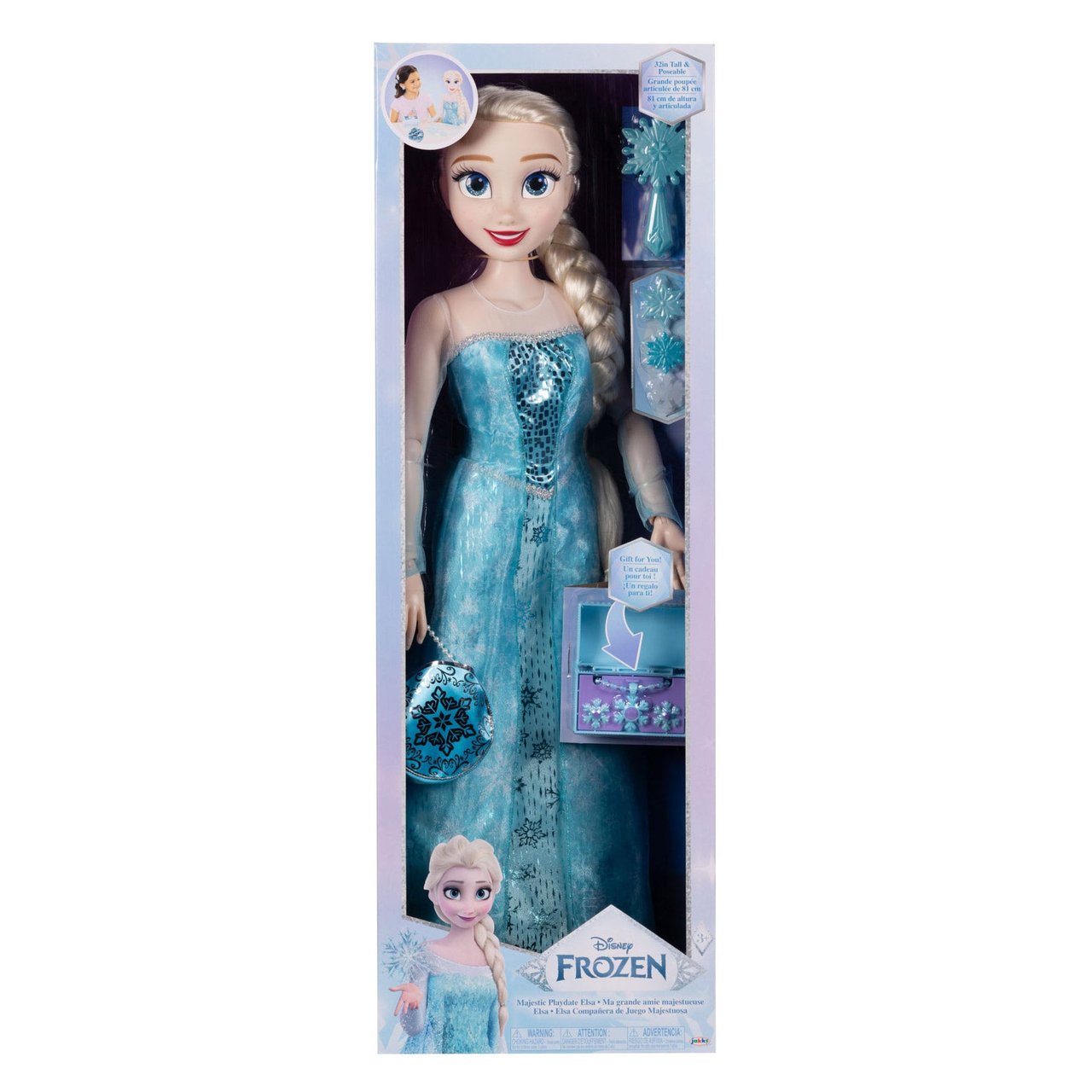 Majestic Playdate 2.8ft Disney Princess Dolls - Image 1
