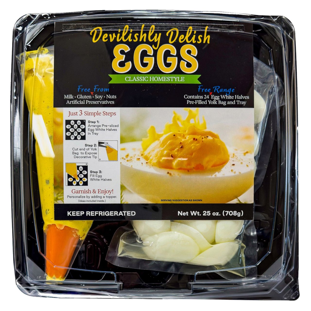 Devilishly Delish Homestyle Deviled Eggs 26.5 oz / 24 ct