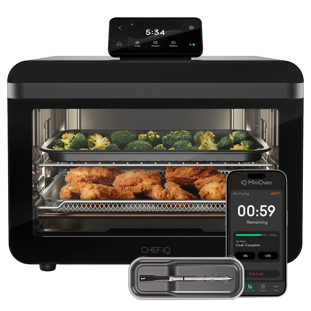 CHEF iQ Mini Oven with iQ Sense Thermometer Bundle - Image 1