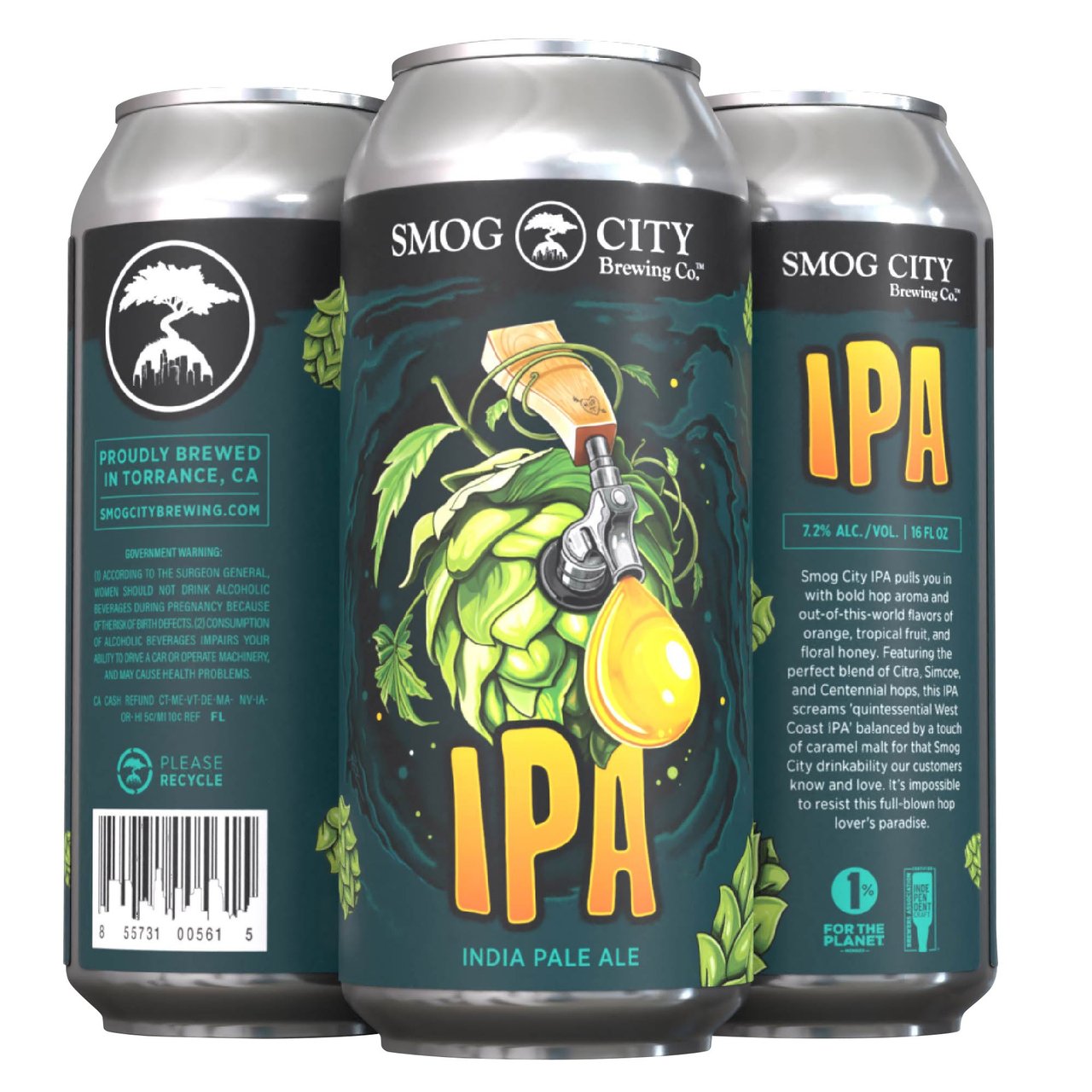 Smog City Brewing West-Coast Style IPA Torrance 4/16oz Cans