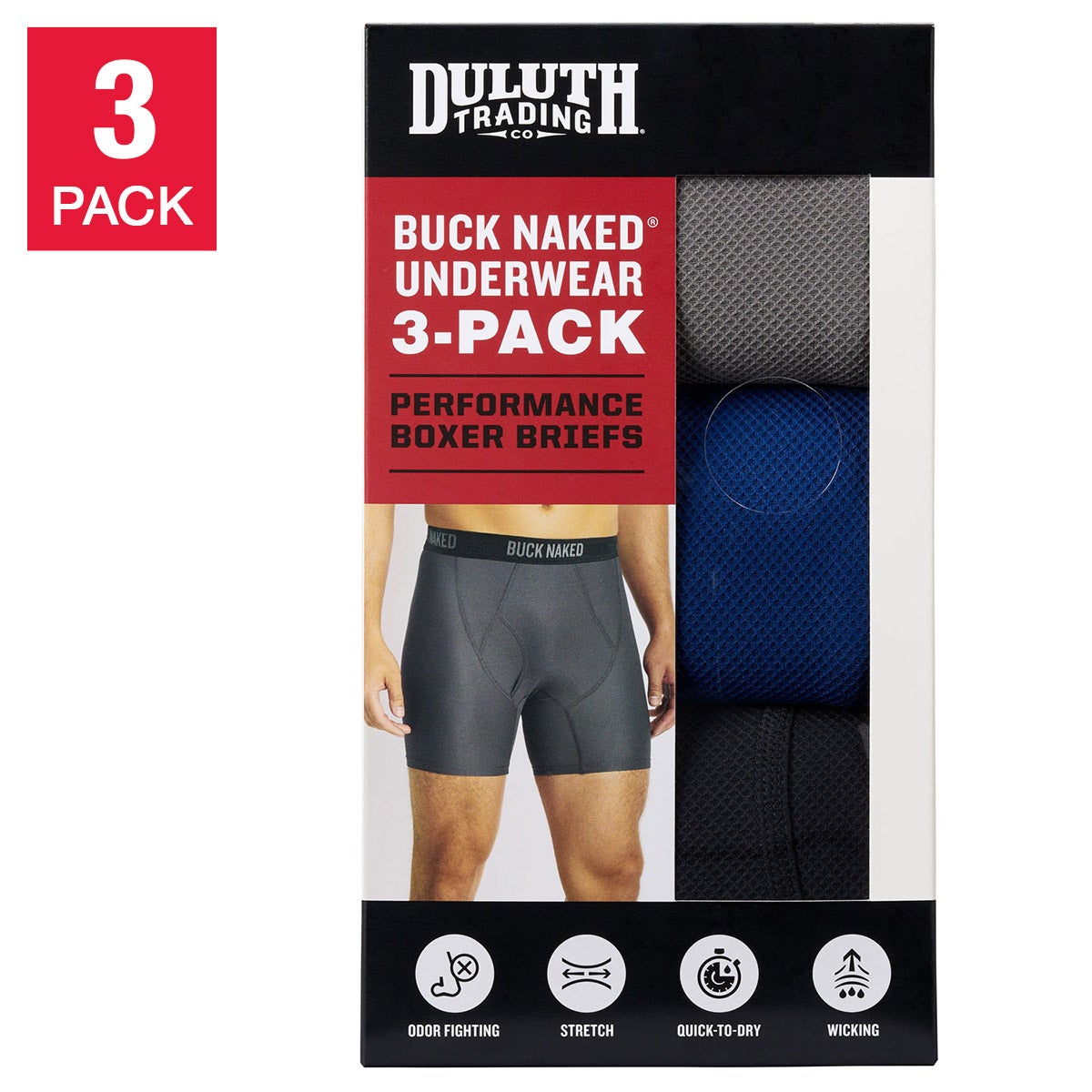 Duluth Trading Men's Boxer Brief 3-Pack - Image 1