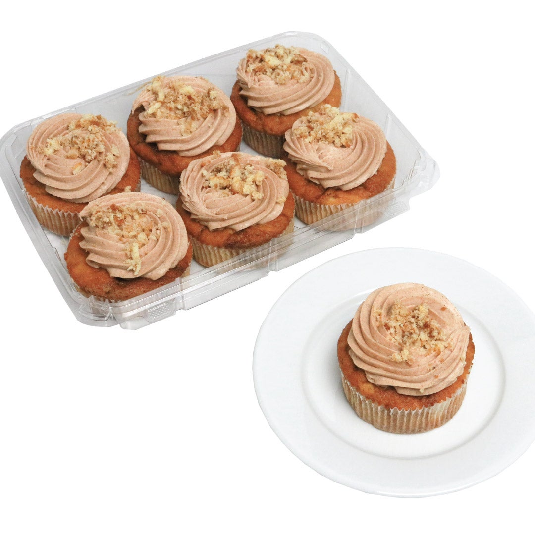 Mini Snickerdoodle Cakes Iced with Cinnamon Cream Cheese Icing - Image 1