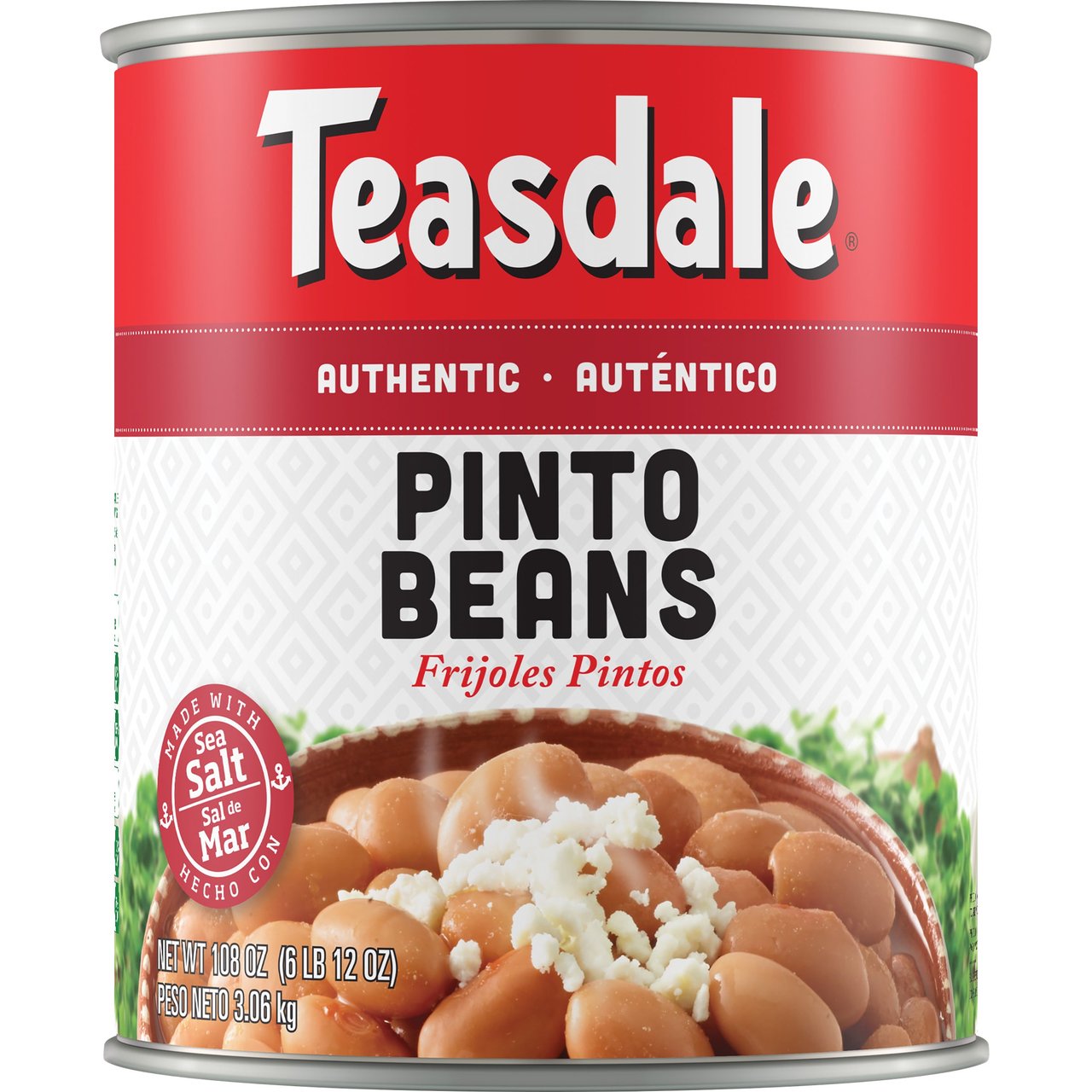 Teasdale Pinto Beans, #10 Can - Image 1
