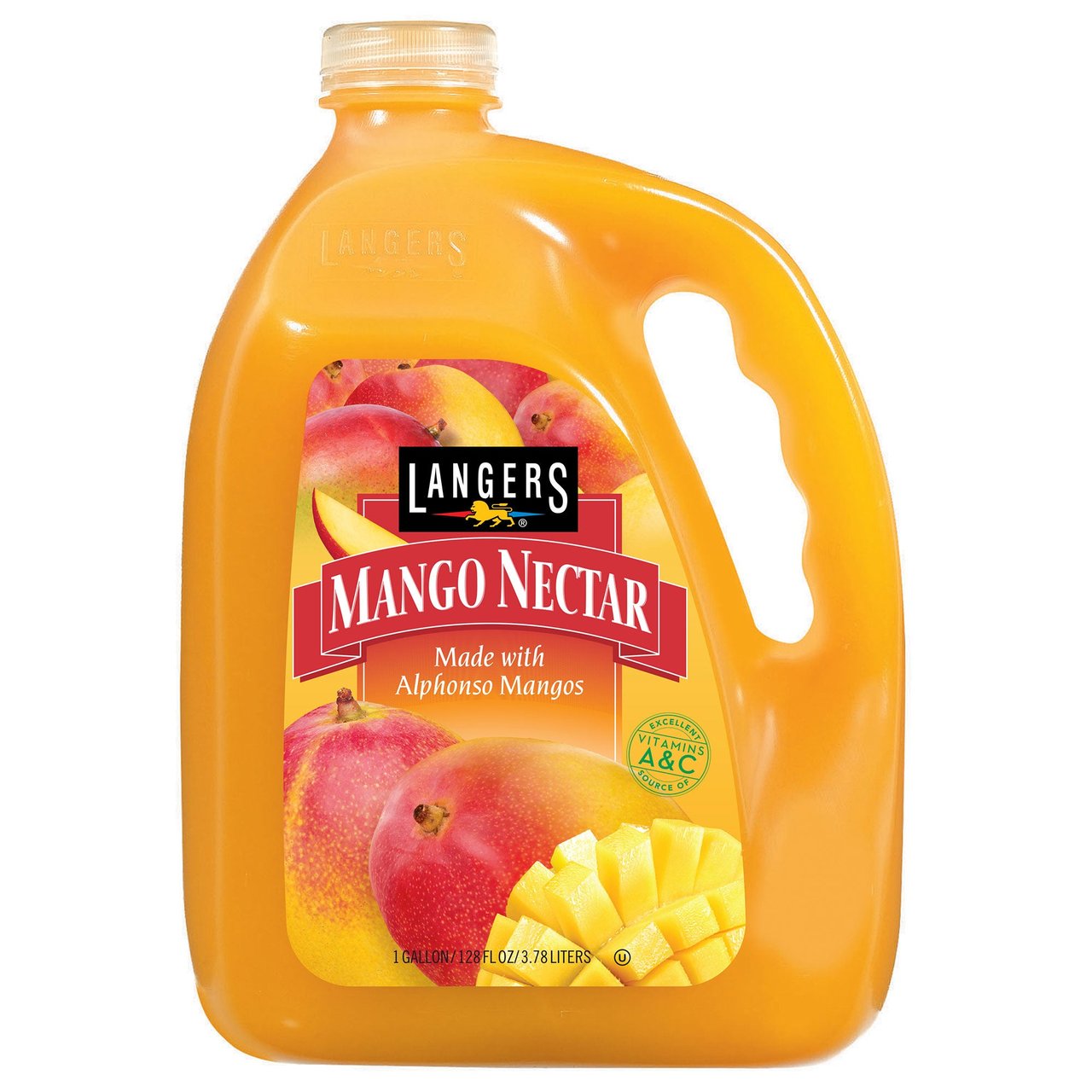 Langers Mango Nectar 128 oz - Image 1