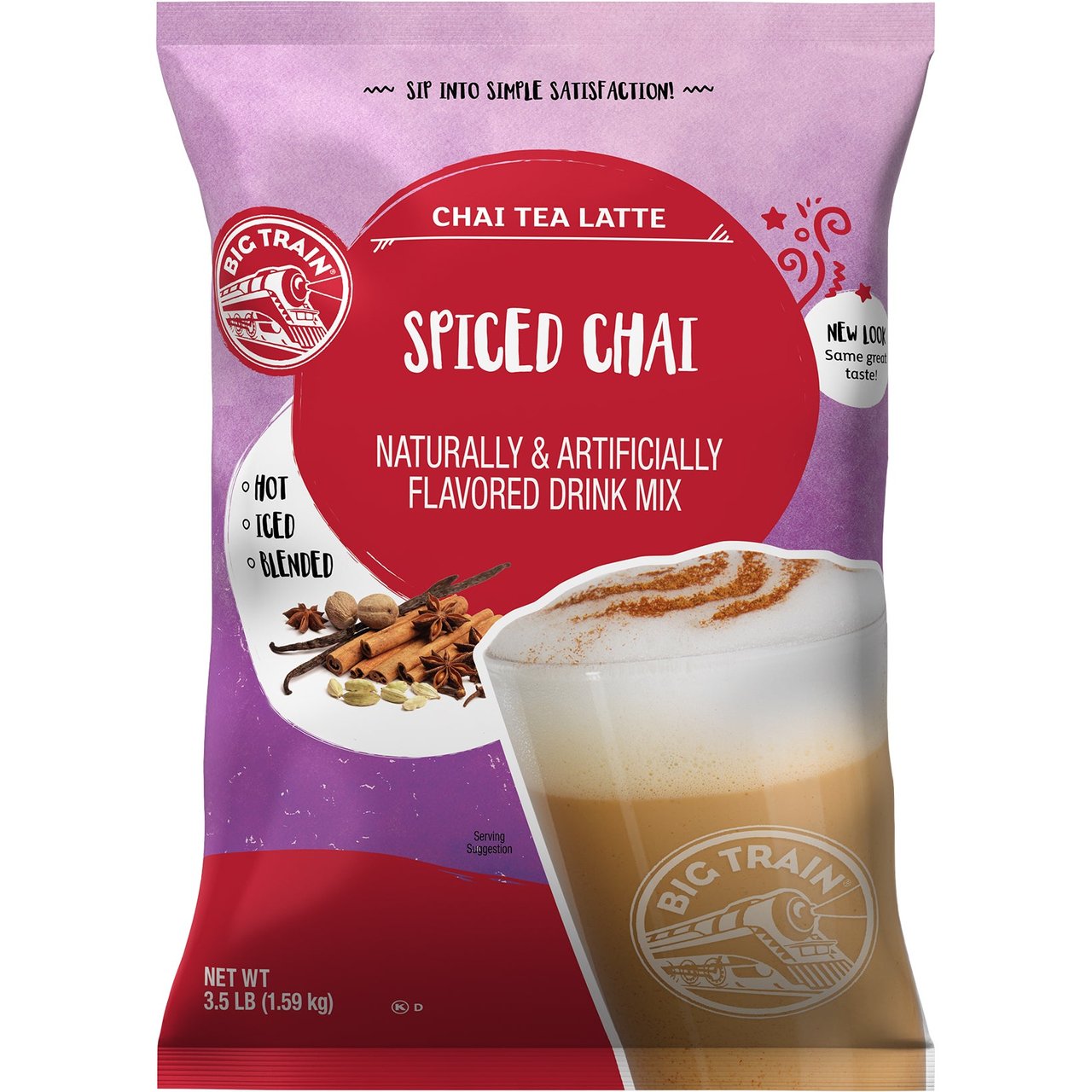 Big Train Spiced Chai Tea Latte Mix 3.5 lb - Image 1