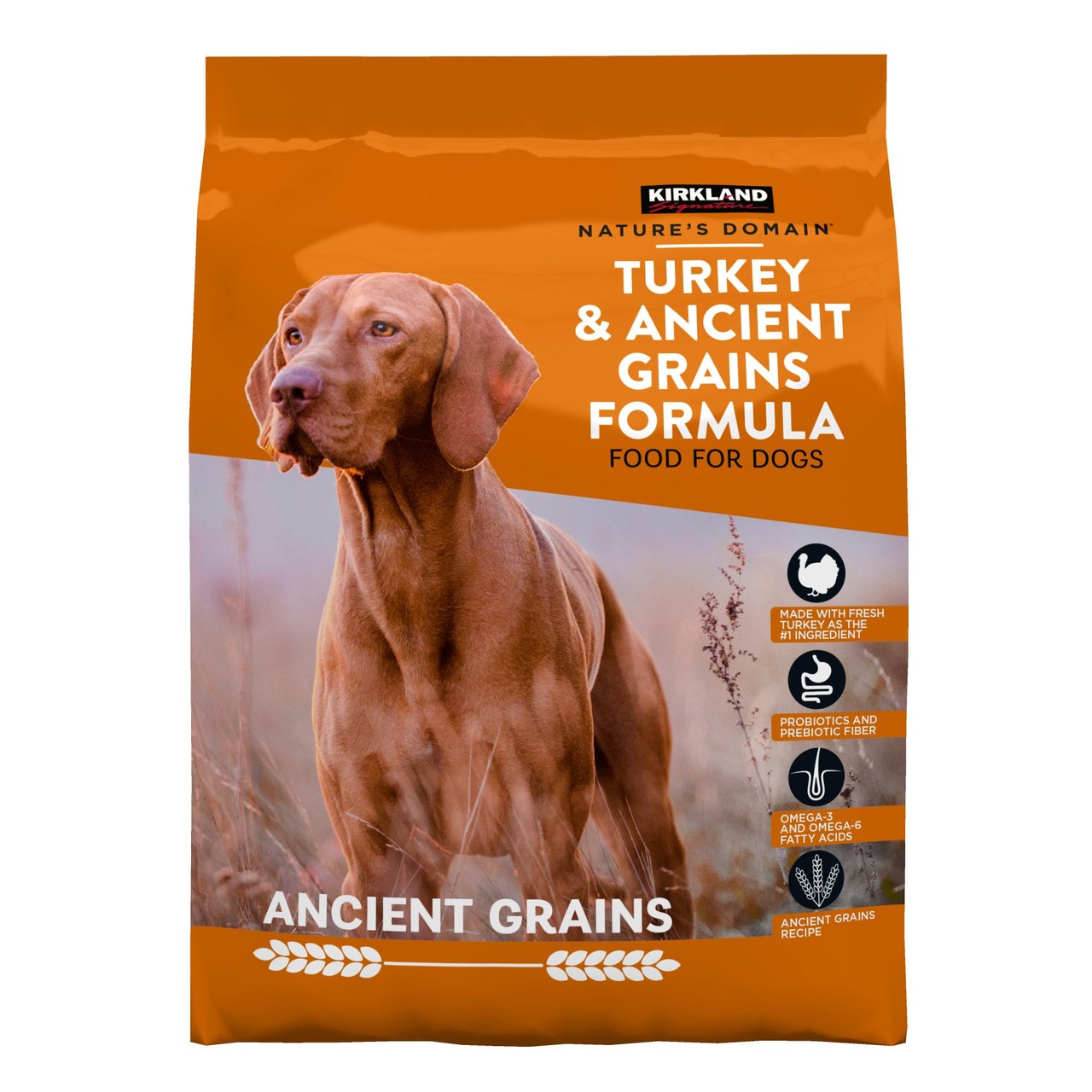 Kirkland Signature Nature's Domain Turkey & Ancient Grains Dog Food, 35 lbs - Image 1