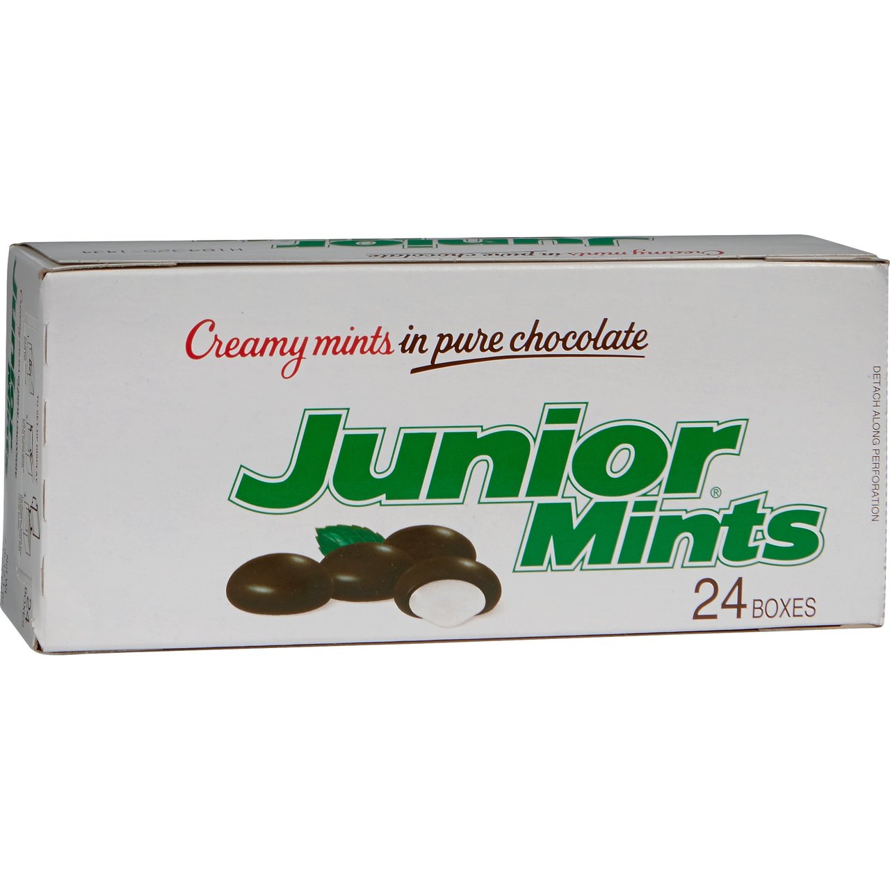 Junior Mints Creamy Mints in Pure Chocolate, 24 ct / 1.84 oz