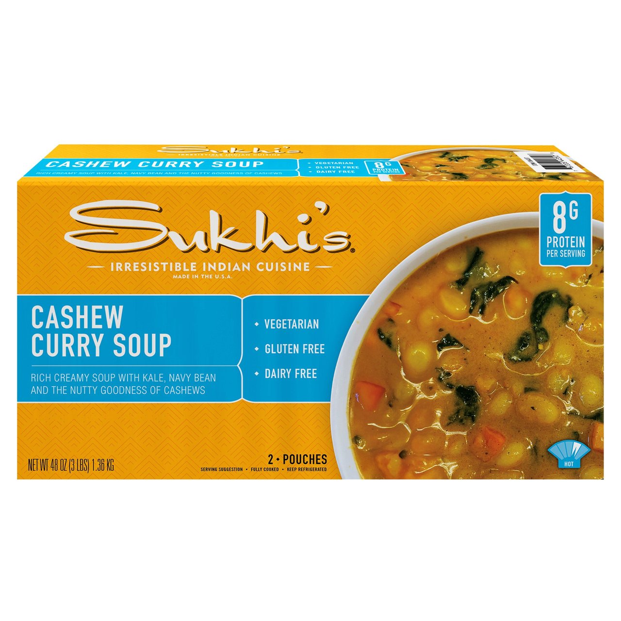 Sukhi's Cashew Curry with Kale, 2-24 oz - Image 1