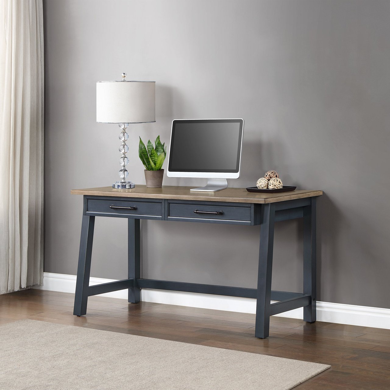 Bayside Furnishings Fynn 54" Writing Desk - Image 1