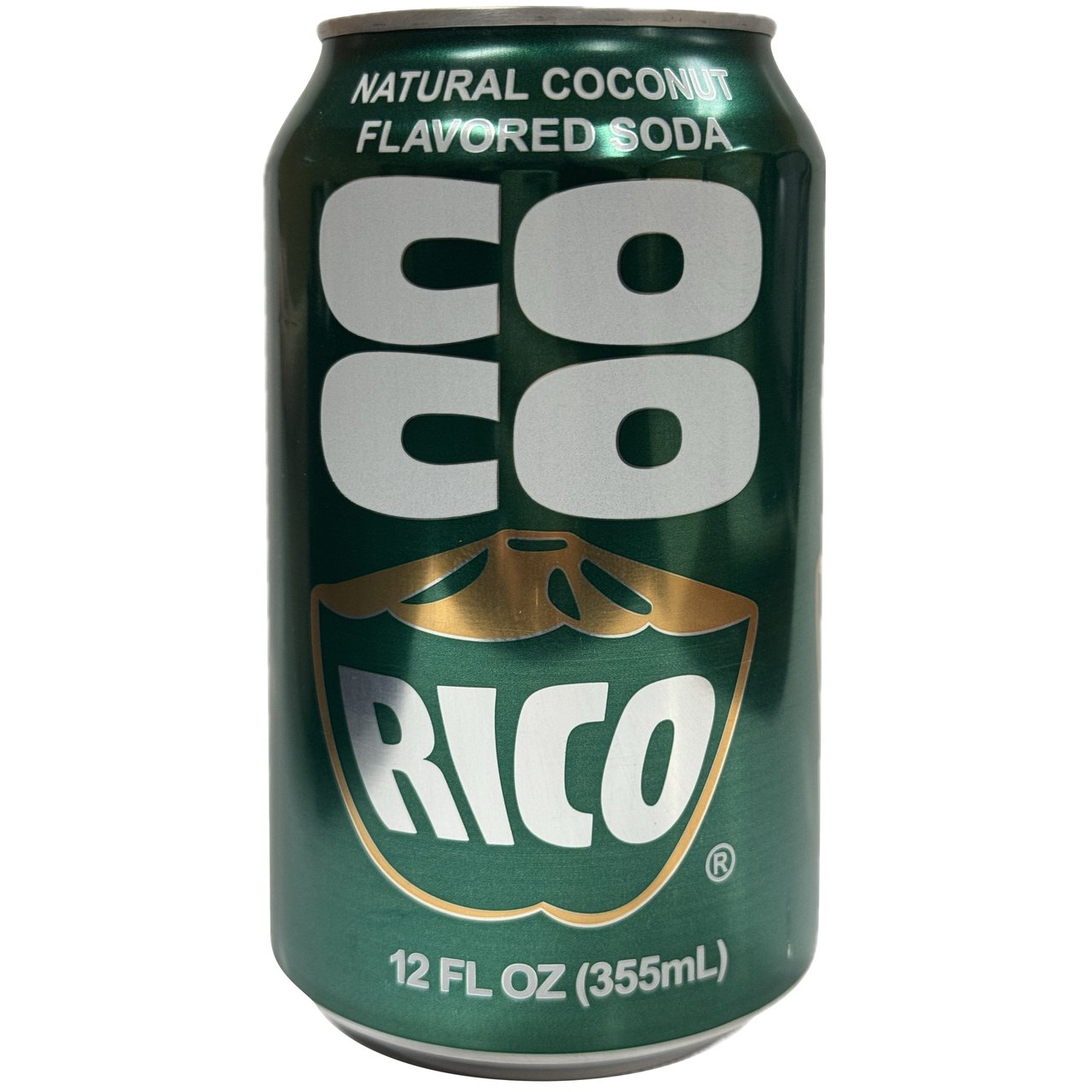 Coco Rico Natural Coconut Flavored Soda, 12 fl oz, 24 ct - Image 1