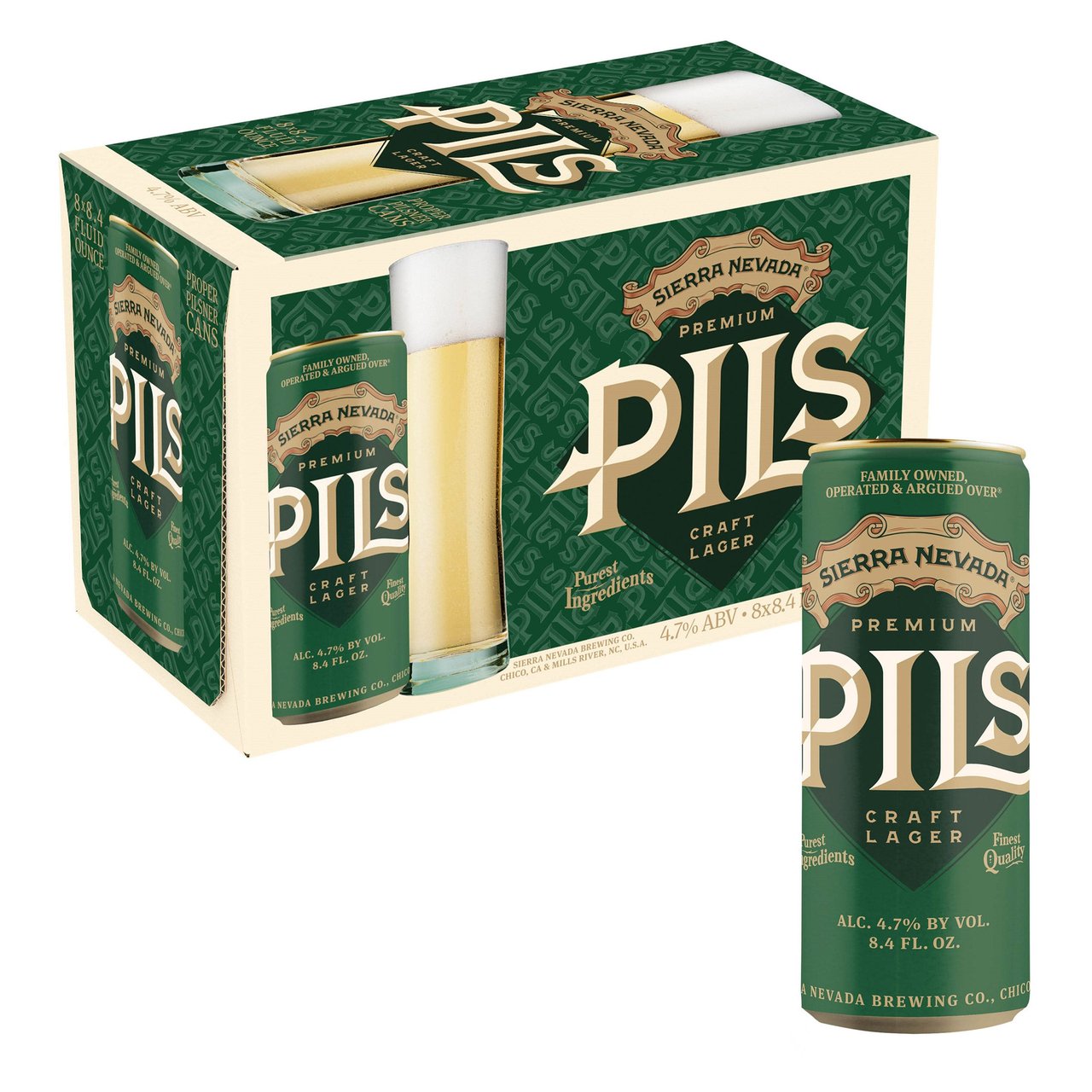 Sierra Nevada PILS Chico, CA 8-Pack 8.4oz Cans