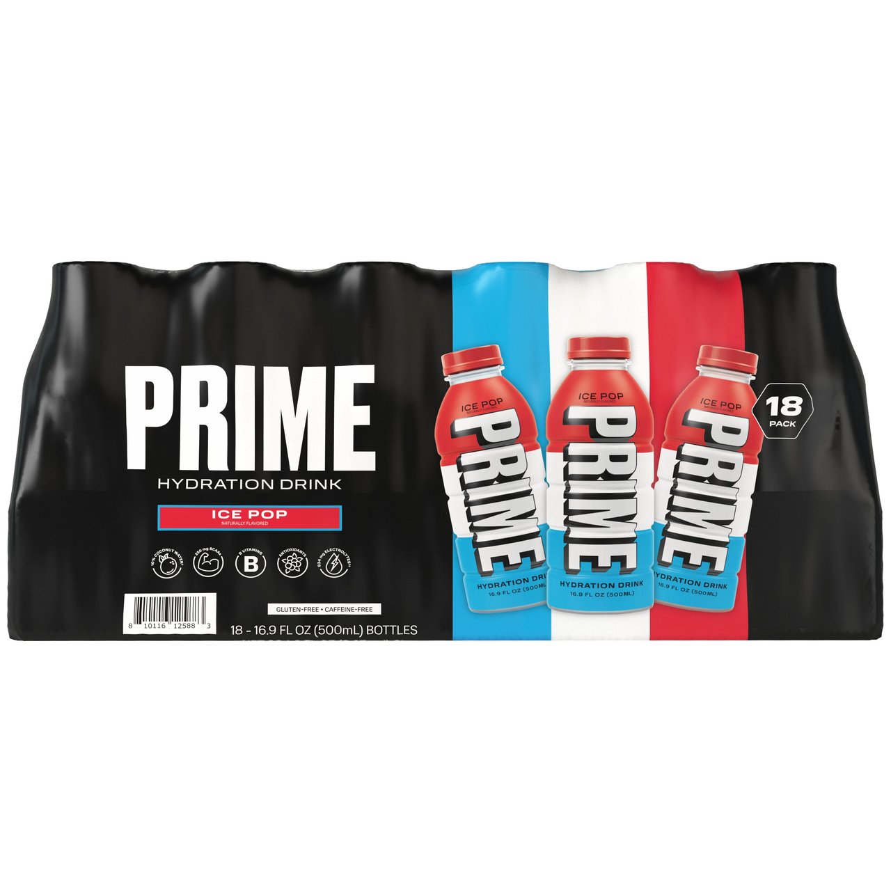 PRIME Hydration Ice Pop Pack, 18-Count/16.9 fl oz