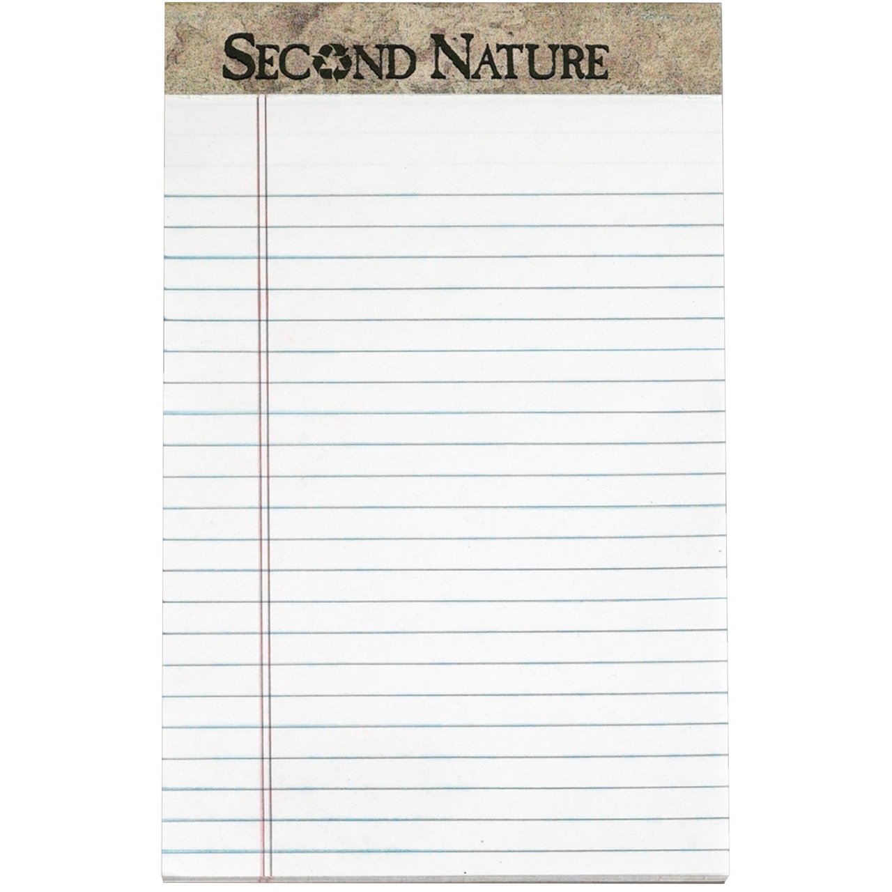 TOPS Second Nature Recycled Writing Pads, 5" x 8", 12-Pack - Image 1