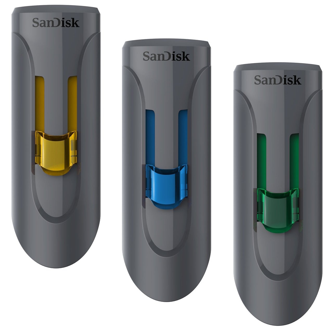 SanDisk Cruzer Glide 32GB USB 3.0 Flash Drive, 3-Pack