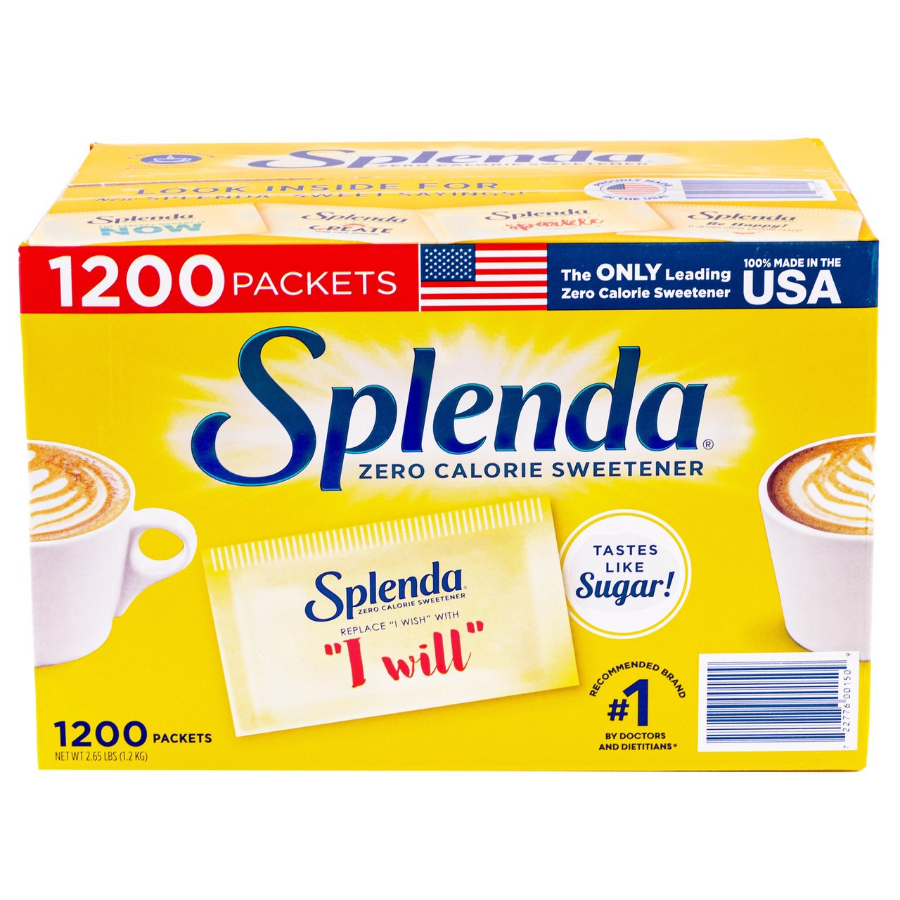 Splenda Sweetener Packets 1200 Count - Image 1