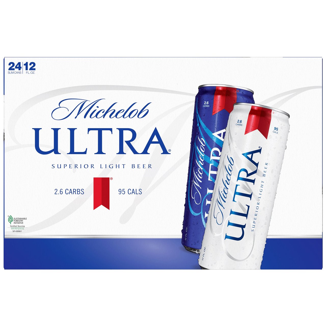 Michelob Ultra Superior Light Beer 24/12 oz Cans