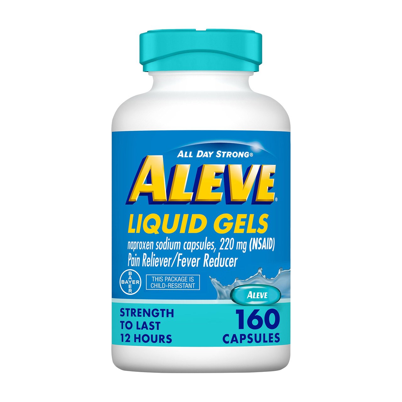 Aleve 220mg Liquid Gels 160 Count - Image 1