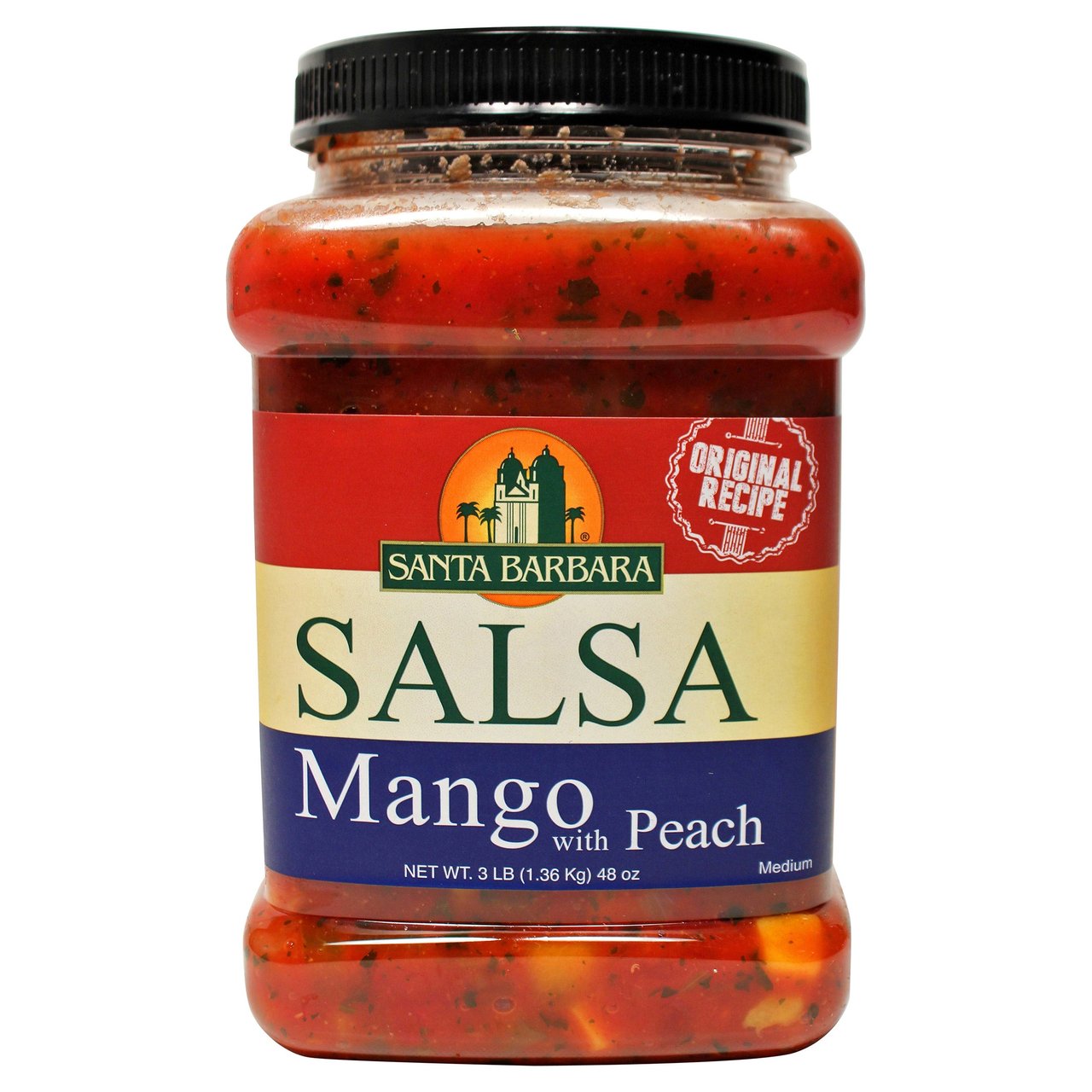 Santa Barbara Mango Peach Salsa 48 oz (3 lbs)