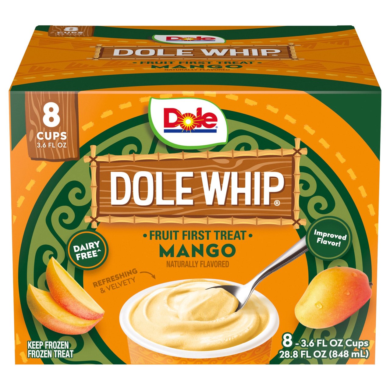 Dole Whip Mango Cups, 8/3.6 Ounce Cups - Image 1