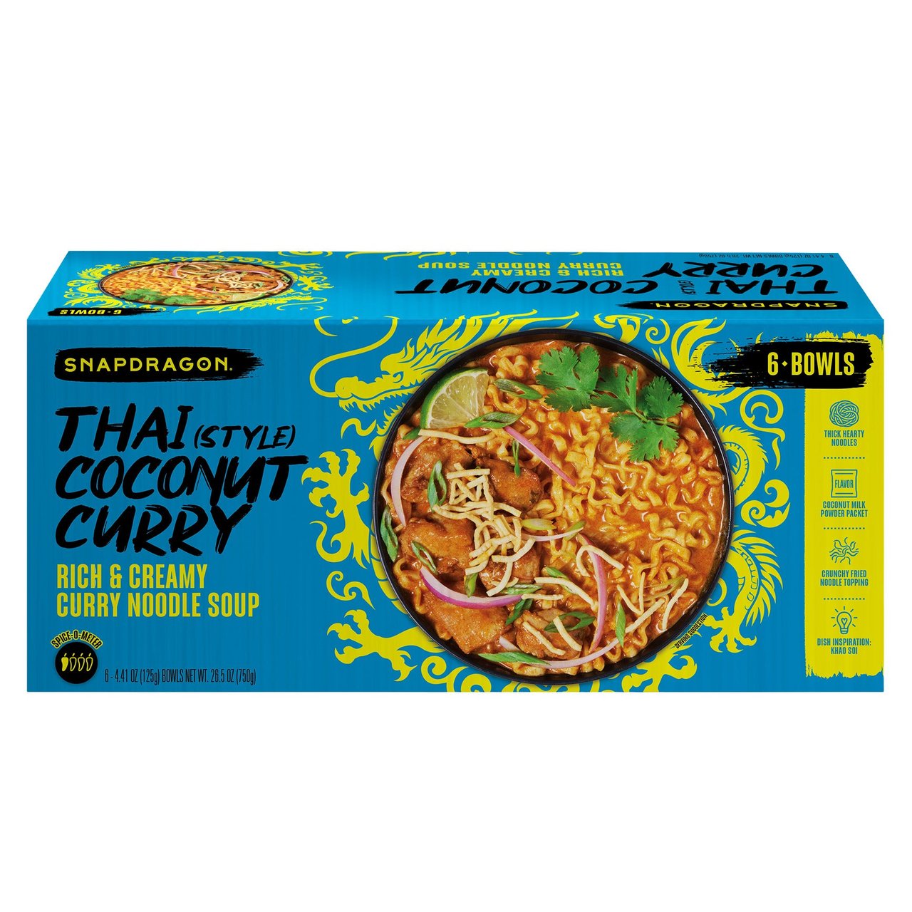 SNAPDRAGON FOODS THAI COCONUT CURRY 6/4.41 OZ - Image 1