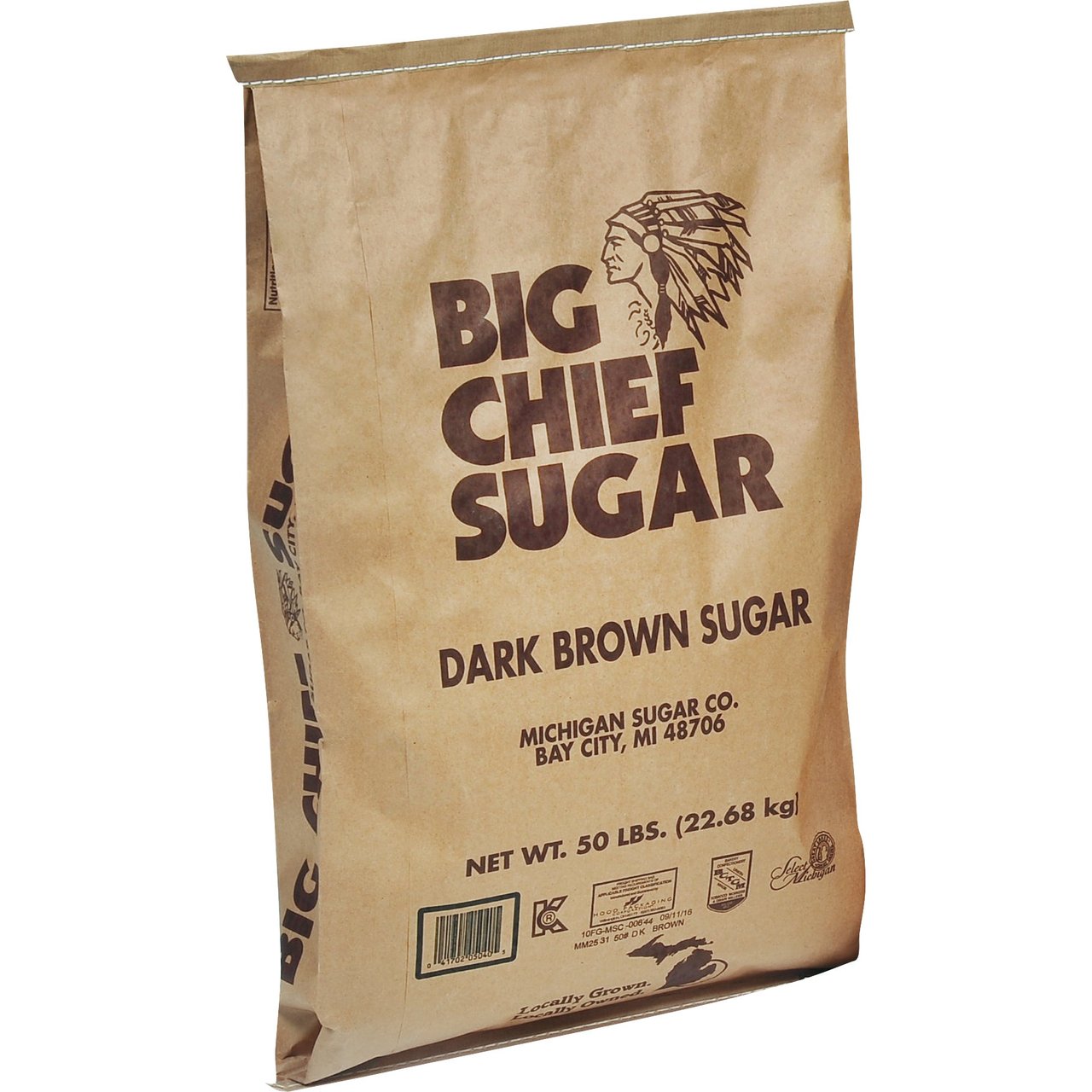 Pioneer Dark Brown Sugar, 50-Pound Bag