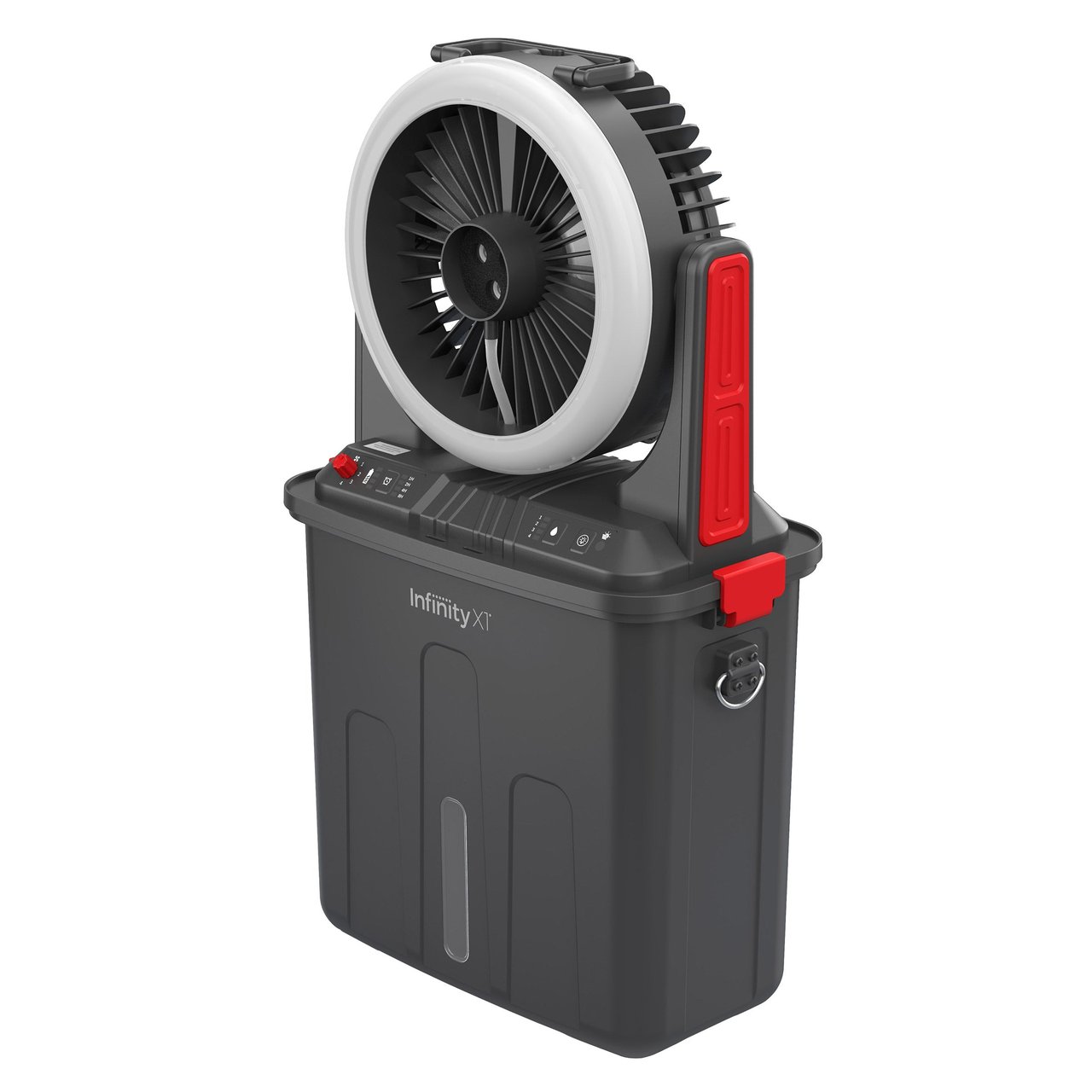Infinity X1 Solar Misting Fan with LED - Image 1