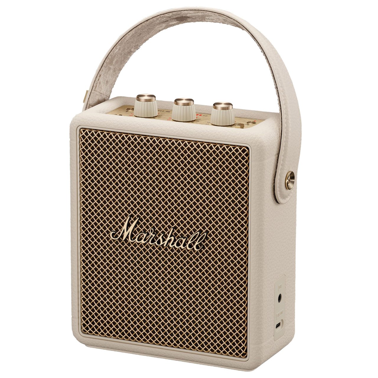 Marshall Stockwell III Cream Portable Bluetooth Speaker - Image 1