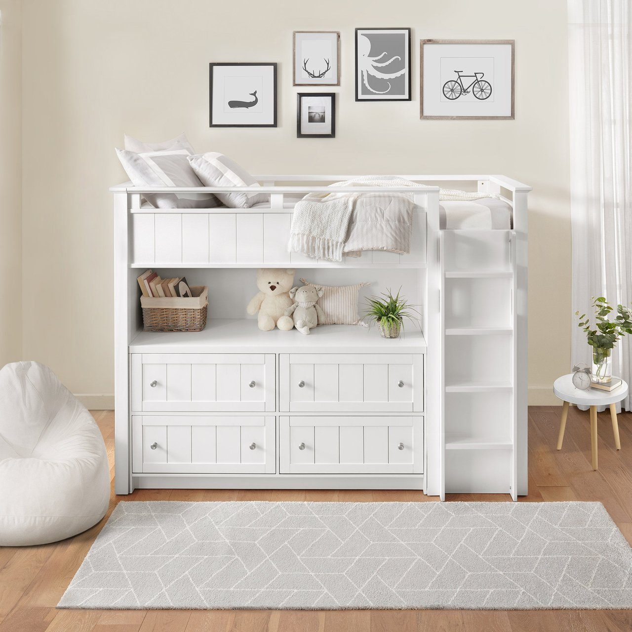 Bayside Furnishings Aiden Twin Loft Bed - Image 1