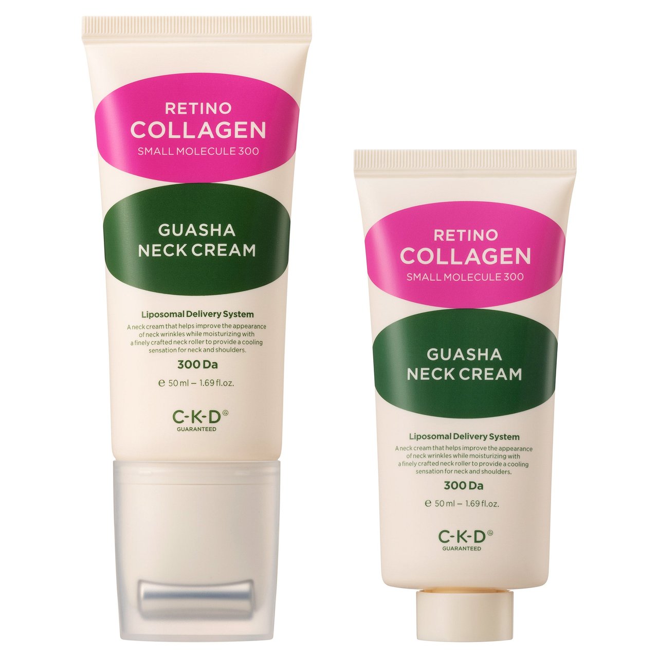 CKD Retino Collagen Guasha Neck Cream 2-Pack, 1.69 fl oz Each - Image 1