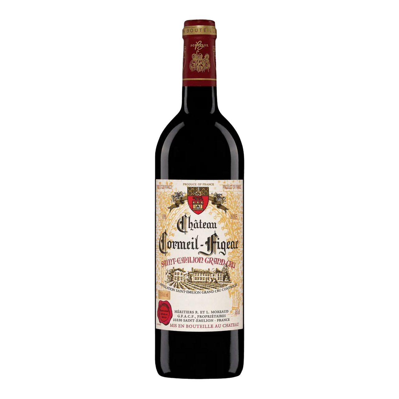 Château Cormeil-Figeac Bordeaux Red Blend Saint-Émilion 750ml - Image 1