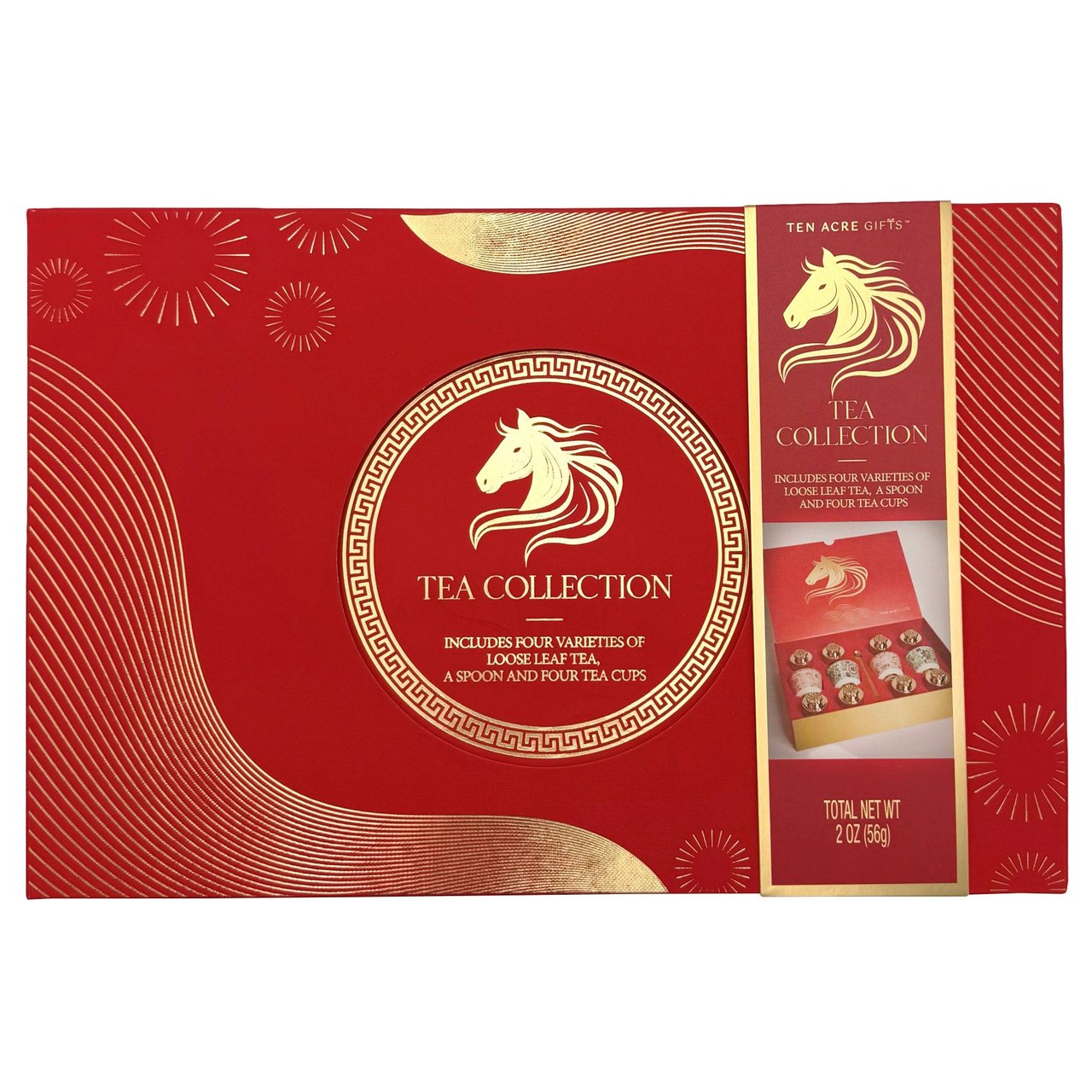 Tea Collection Tea Variety & Cups 8 Pack - Image 1