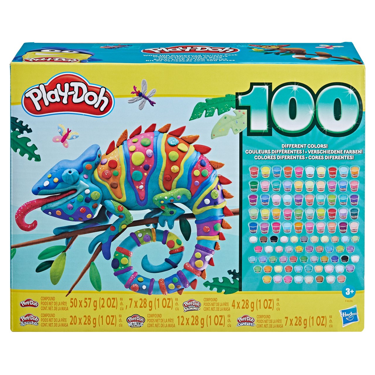 Play-Doh 100 Can Plus Carry Case Bundle - Image 1